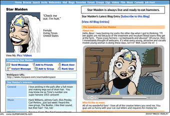 91 – WebSpace Page: Star Maiden