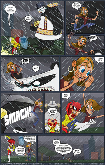 SF Origins: Swifty and the Prophecy, Pg. 4 “SMACK!”