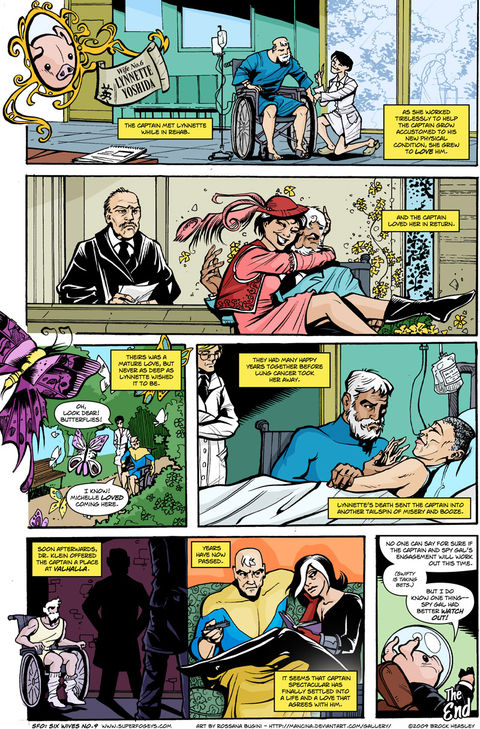 SF Origins: The Six Wives of Captain Spectacular, Pg. 9 “Mature Love”