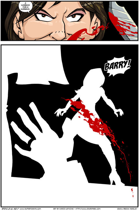 Pg. 7 “Knife to the Throat”